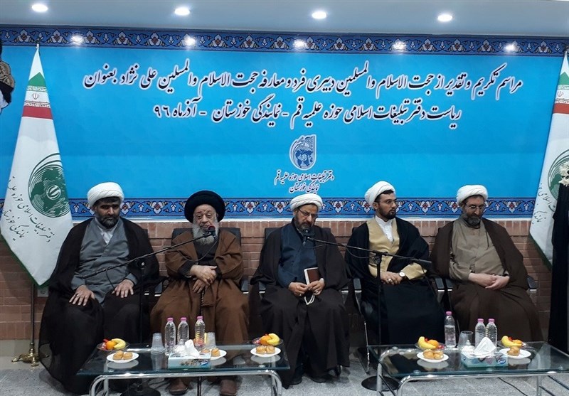 معارفه رئیس جدید دفتر تبلیغات اسلامی خوزستان