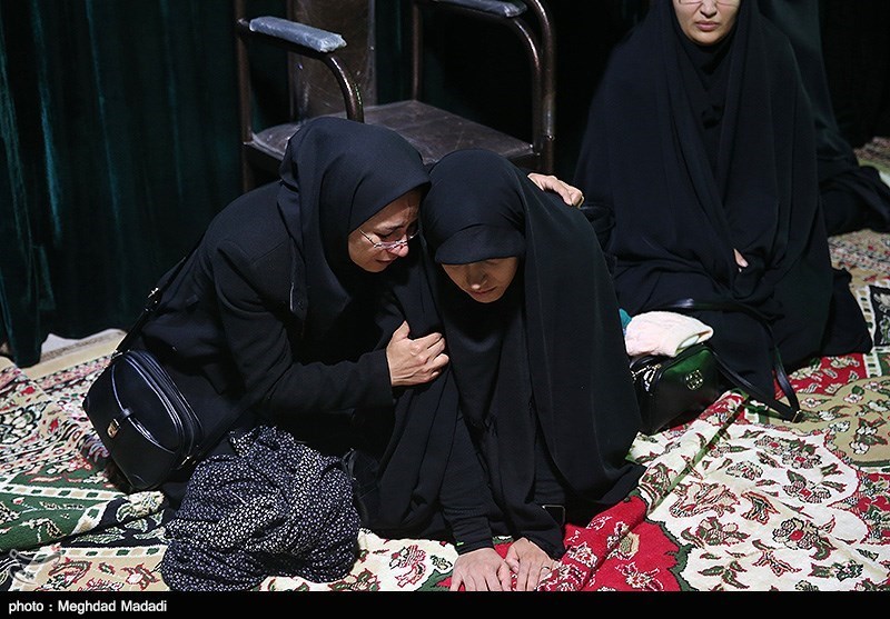 وداع با پیکر شهید مدافع حرم منصور عباسی