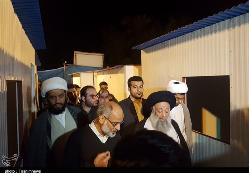 بازدید از کارگاه ساخت کانکس برای زلزله‌زدگان کرمانشاه در اهواز