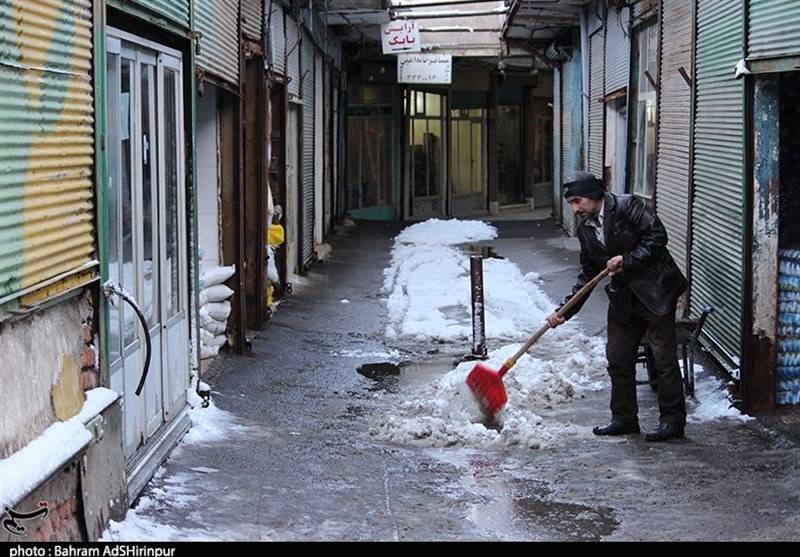 نخستین برف پاییزی اردبیل