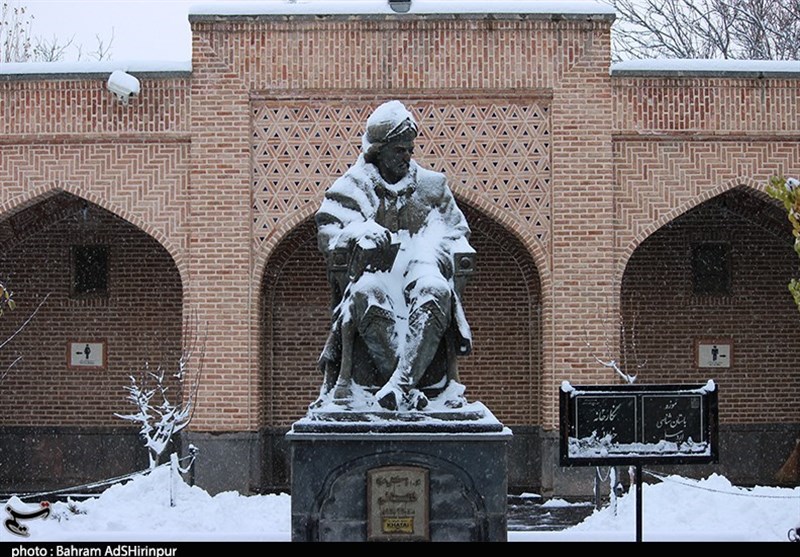 نخستین برف پاییزی اردبیل