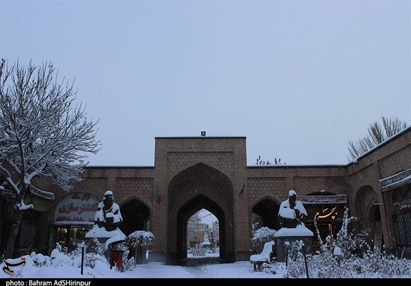 نخستین برف پاییزی اردبیل