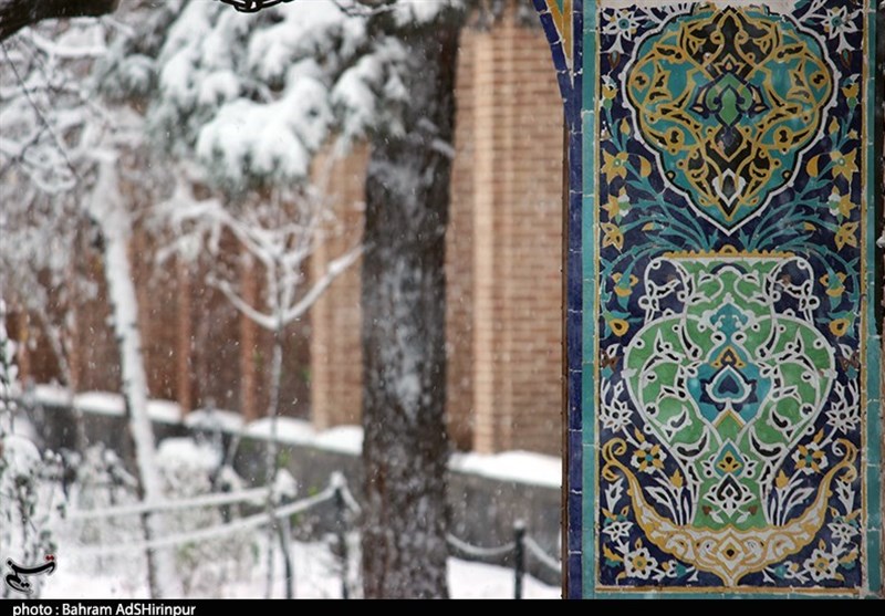 نخستین برف پاییزی اردبیل