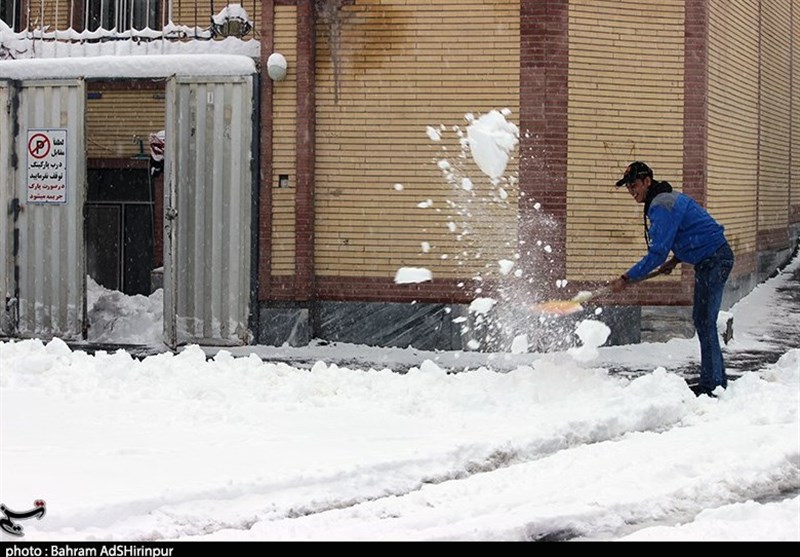 نخستین برف پاییزی اردبیل