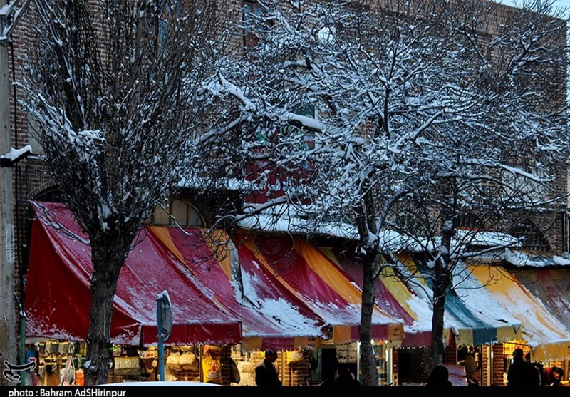 نخستین برف پاییزی اردبیل