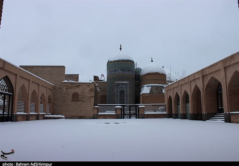 نخستین برف پاییزی اردبیل