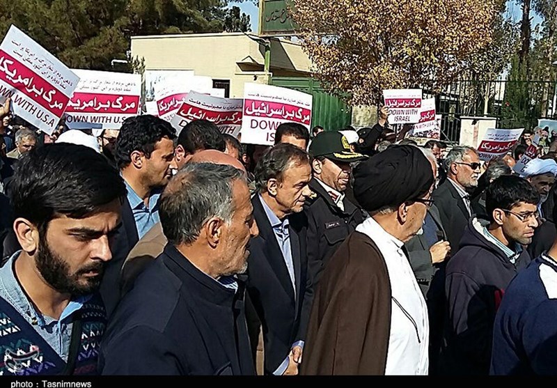 راهپیمایی مردم کرمان