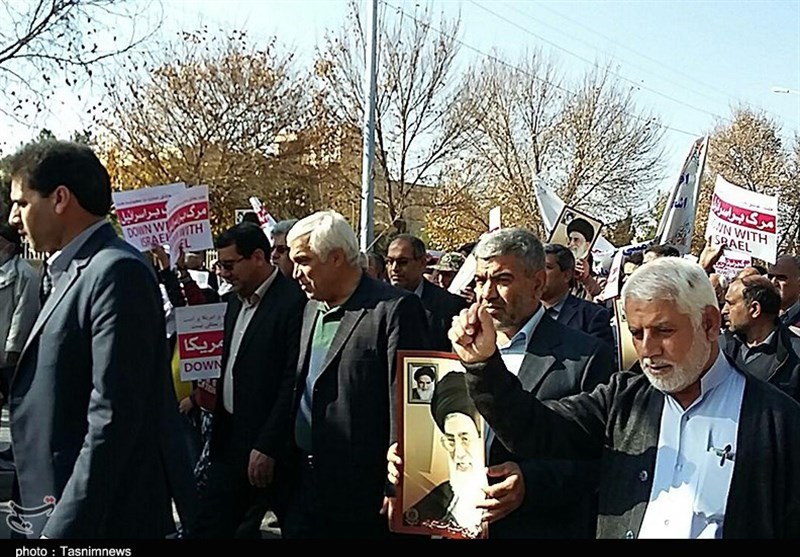 راهپیمایی مردم کرمان 