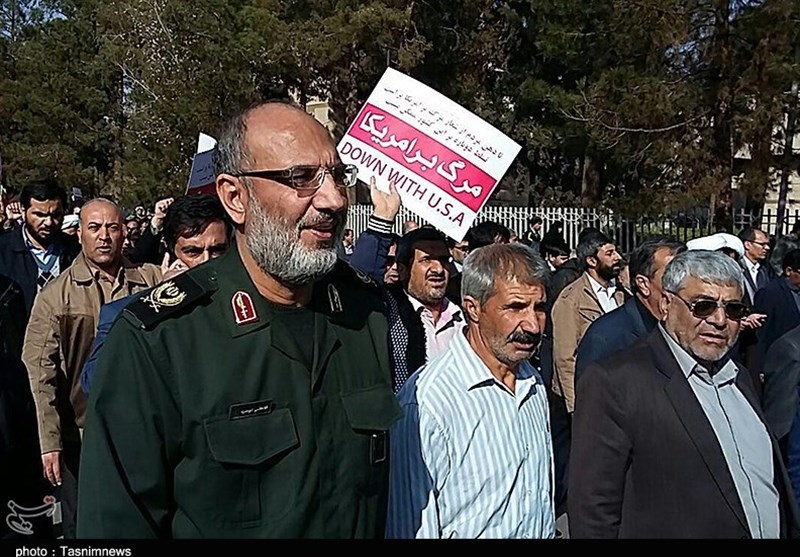 راهپیمایی مردم کرمان 