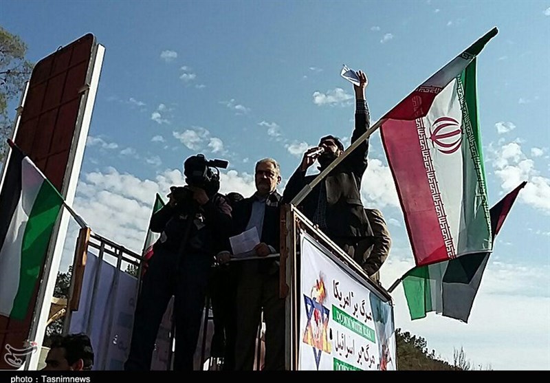 راهپیمایی مردم کرمان 