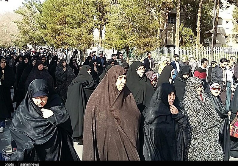 راهپیمایی مردم کرمان 