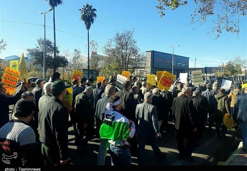 قیام مردم گیلان در دفاع از قبله اول مسلمین