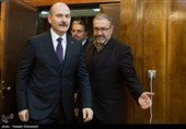 ذوالفقاری معاون امنیتی وزیر کشور و سلیمان سویلو وزیر کشور ترکیه
