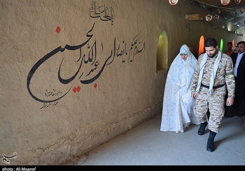  پیوند آسمانی زوج خوزستانی در معراج شهدای اهواز 