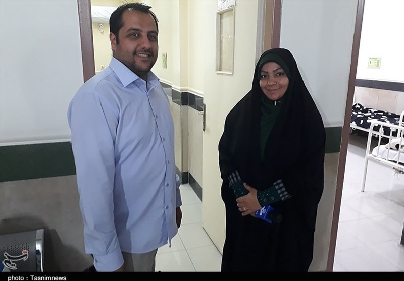 زوج خبرنگار در دیدار رزمندگان اهوازی با جانبازان دفاع مقدس خوزستان 