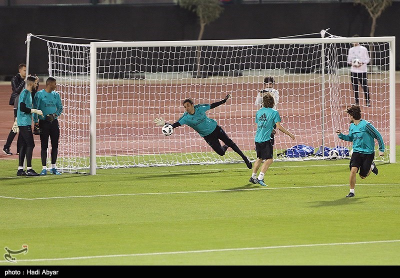 اولین تمرین تیم رئال مادرید اسپانیا در جام باشگاه های جهان 2017 ابوظبی