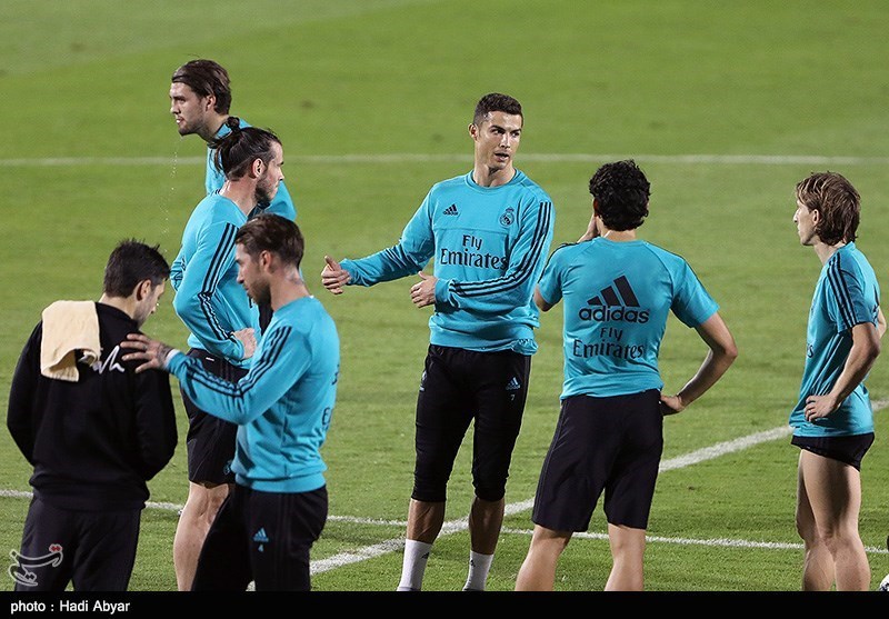 اولین تمرین تیم رئال مادرید اسپانیا در جام باشگاه های جهان 2017 ابوظبی