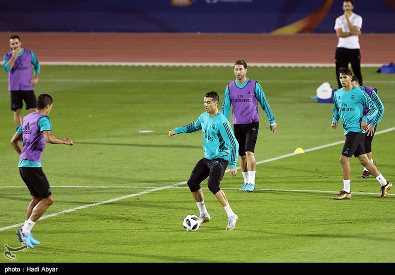اولین تمرین تیم رئال مادرید اسپانیا در جام باشگاه های جهان 2017 ابوظبی