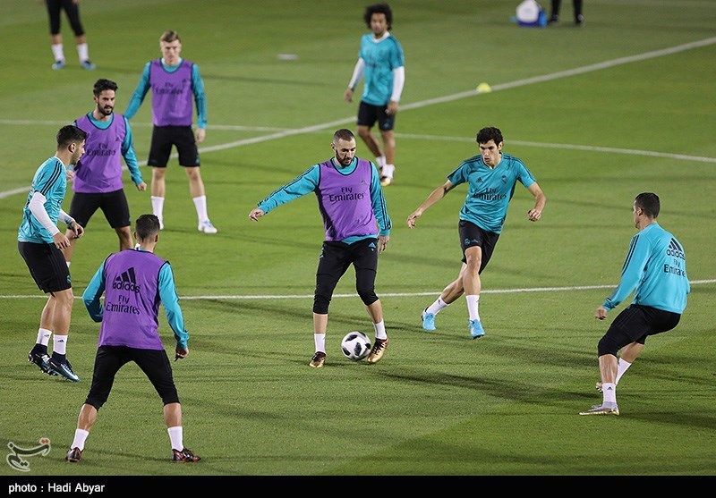 اولین تمرین تیم رئال مادرید اسپانیا در جام باشگاه های جهان 2017 ابوظبی
