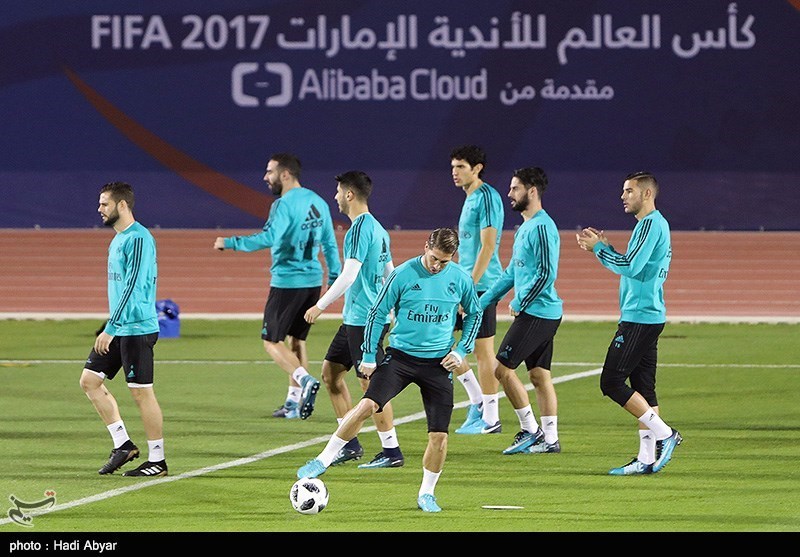اولین تمرین تیم رئال مادرید اسپانیا در جام باشگاه های جهان 2017 ابوظبی