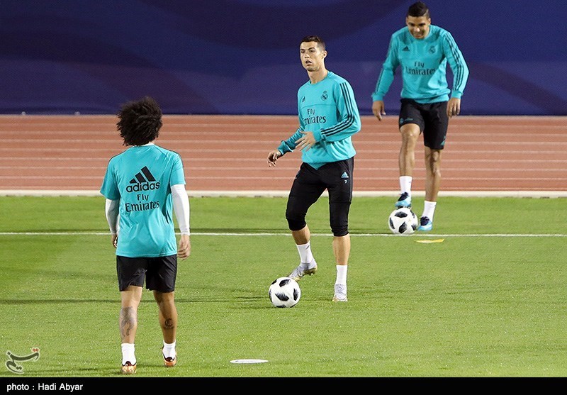 اولین تمرین تیم رئال مادرید اسپانیا در جام باشگاه های جهان 2017 ابوظبی