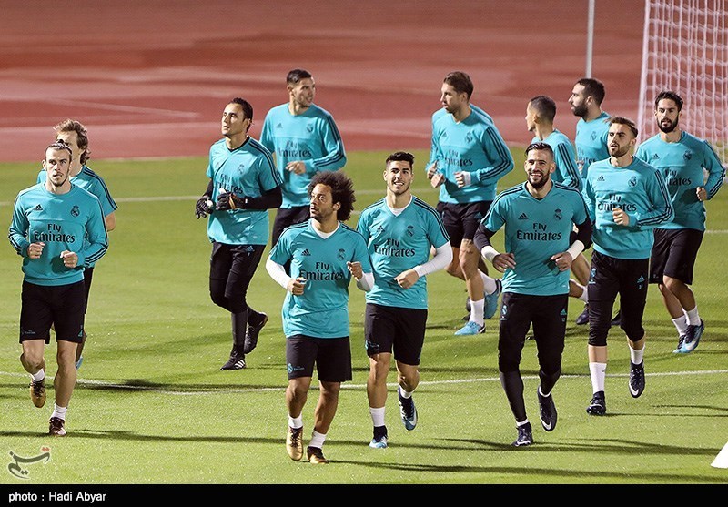 اولین تمرین تیم رئال مادرید اسپانیا در جام باشگاه های جهان 2017 ابوظبی