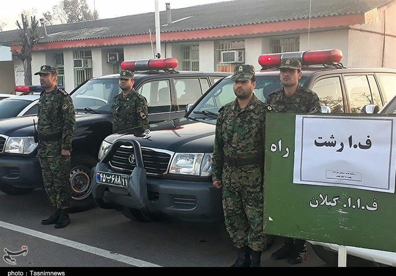 مانور زمستانی نیروهای امدادی در گیلان