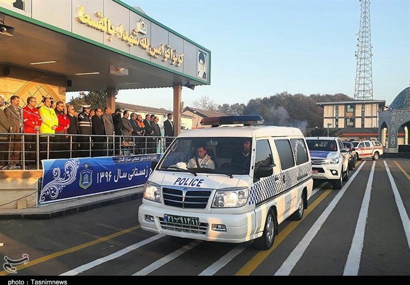 مانور زمستانی نیروهای امدادی در گیلان