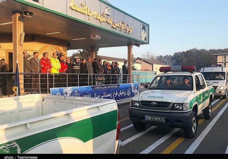 مانور زمستانی نیروهای امدادی در گیلان