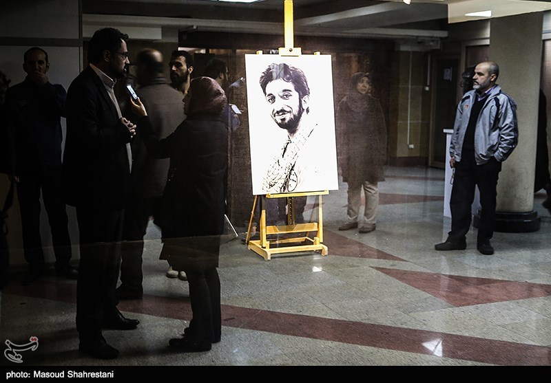 رونمایی از نقاشی شهید محسن حججی