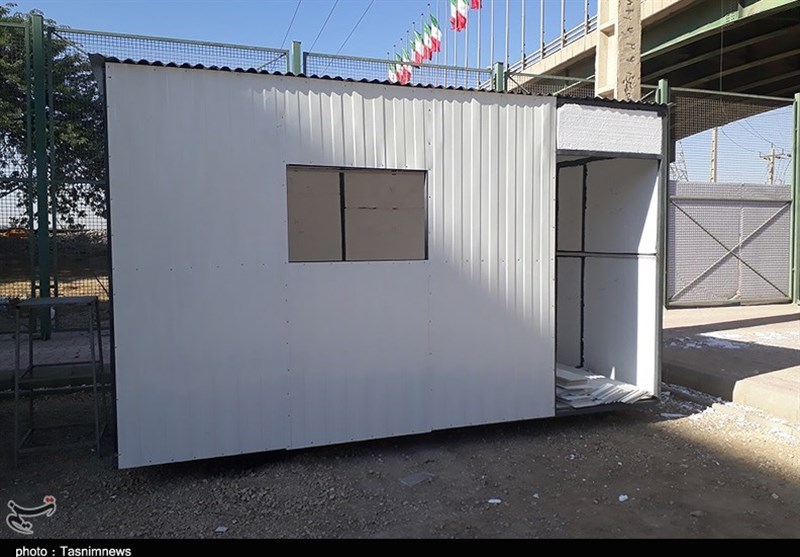 ساخت کانکس برای زلزله‌زدگان کرمانشاه در اهواز