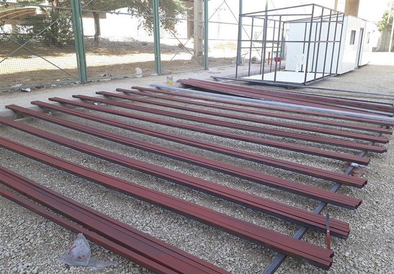 ساخت کانکس برای زلزله‌زدگان کرمانشاه در اهواز