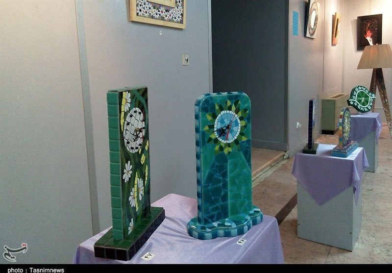 نمایشگاه معرق کاشی در رشت