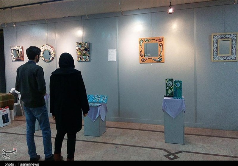 نمایشگاه معرق کاشی در رشت