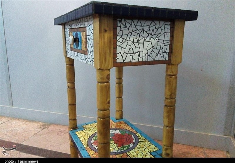 نمایشگاه معرق کاشی در رشت