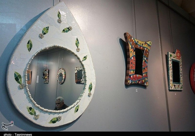 نمایشگاه معرق کاشی در رشت