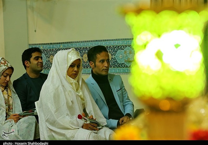 مراسم ازدواج 60 زوج قمی ر حرم حضرت معصومه(س)