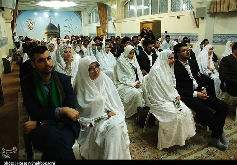 مراسم ازدواج 60 زوج قمی ر حرم حضرت معصومه(س)