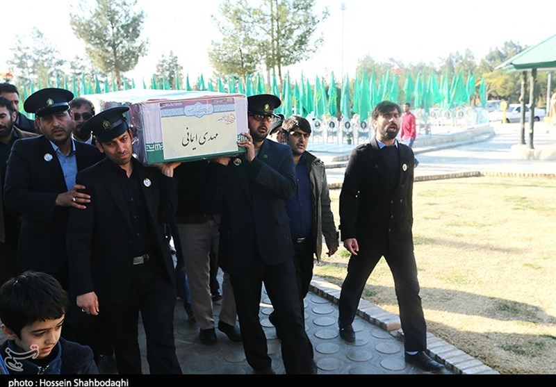 وداع با شهید مدافع حرم"مهدی ایمانی"