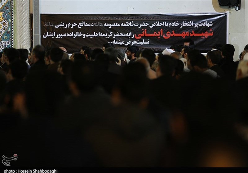 وداع با شهید مدافع حرم"مهدی ایمانی"