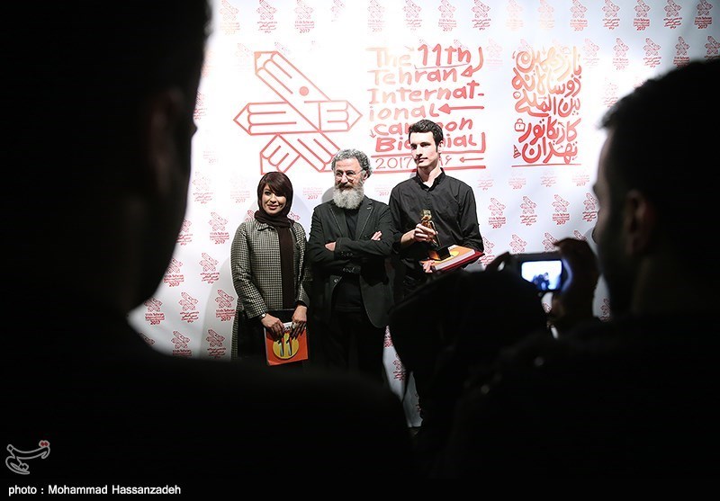 مراسم اختتامیه یازدهمین دوسالانه کاریکاتور تهران