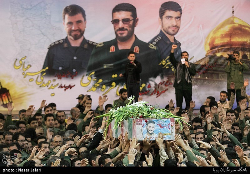 پیکر شهید مدافع حرم مهدی قره محمدی