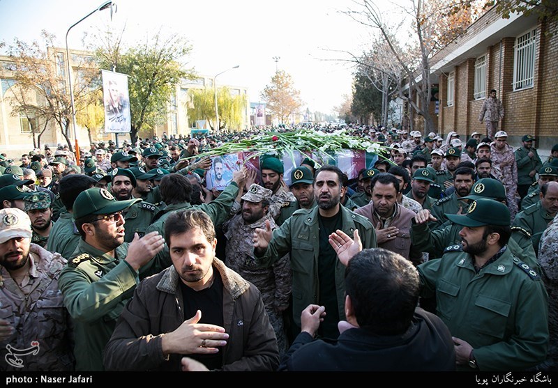 پیکر شهید مدافع حرم مهدی قره محمدی