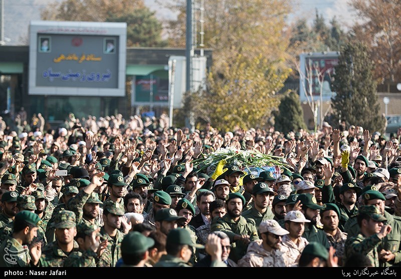 پیکر شهید مدافع حرم مهدی قره محمدی