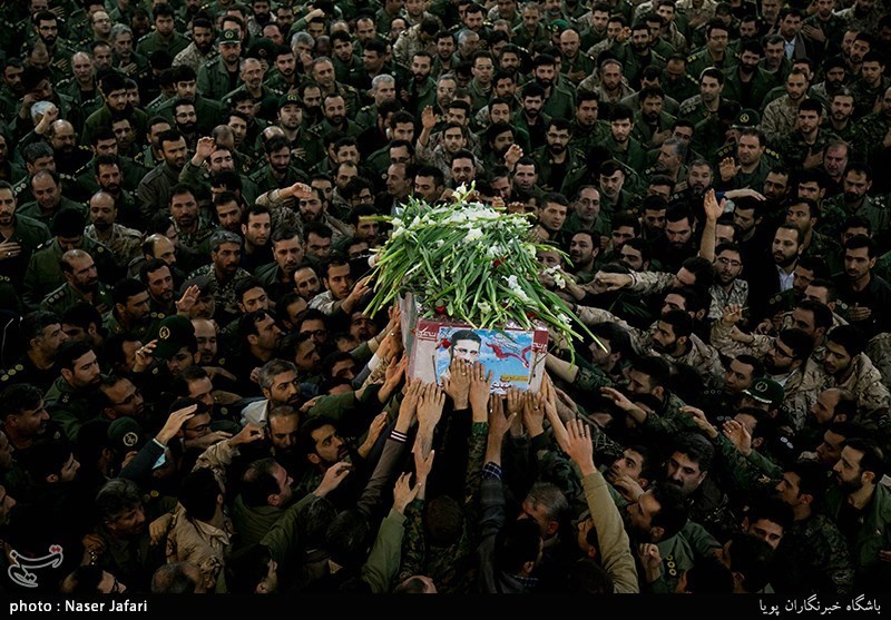 پیکر شهید مدافع حرم مهدی قره محمدی