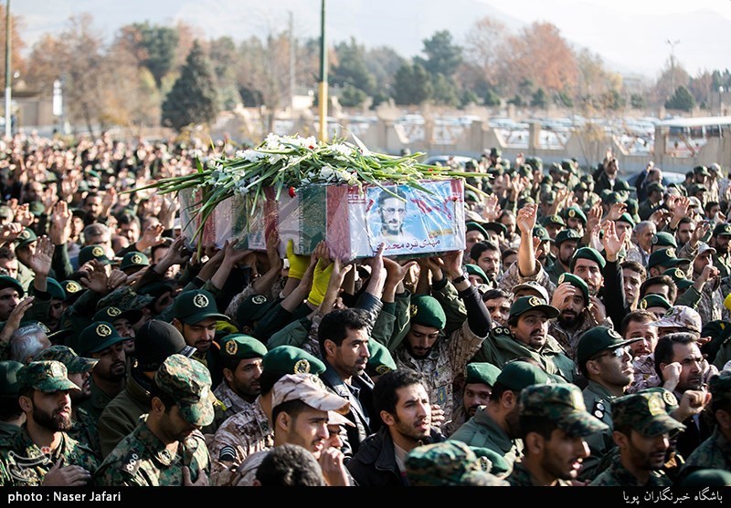 پیکر شهید مدافع حرم مهدی قره محمدی