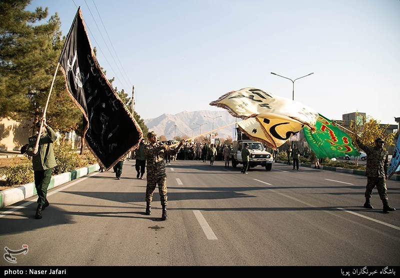 پیکر شهید مدافع حرم مهدی قره محمدی