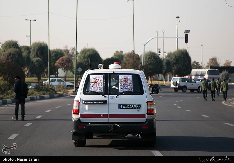 پیکر شهید مدافع حرم مهدی قره محمدی