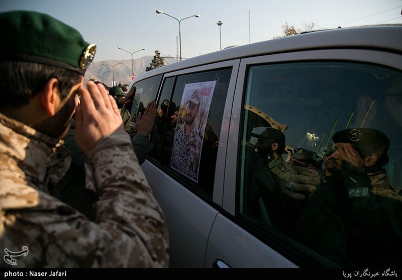 پیکر شهید مدافع حرم مهدی قره محمدی