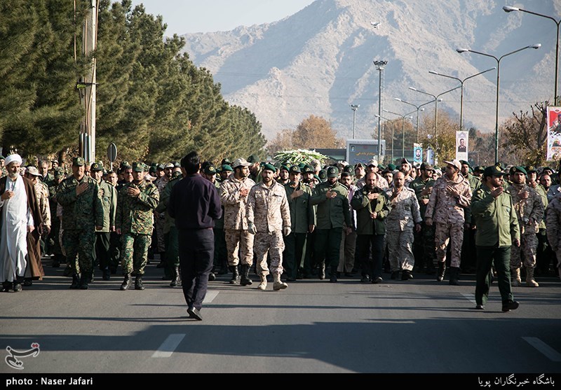 پیکر شهید مدافع حرم مهدی قره محمدی